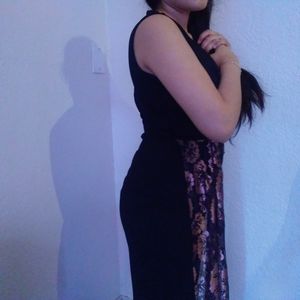 Black and Rose gold jumper